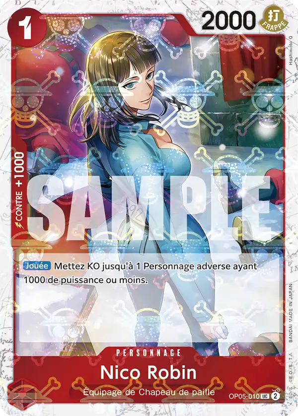 Carte One Piece OP05-010 Nico Robin V2 | LorenZone