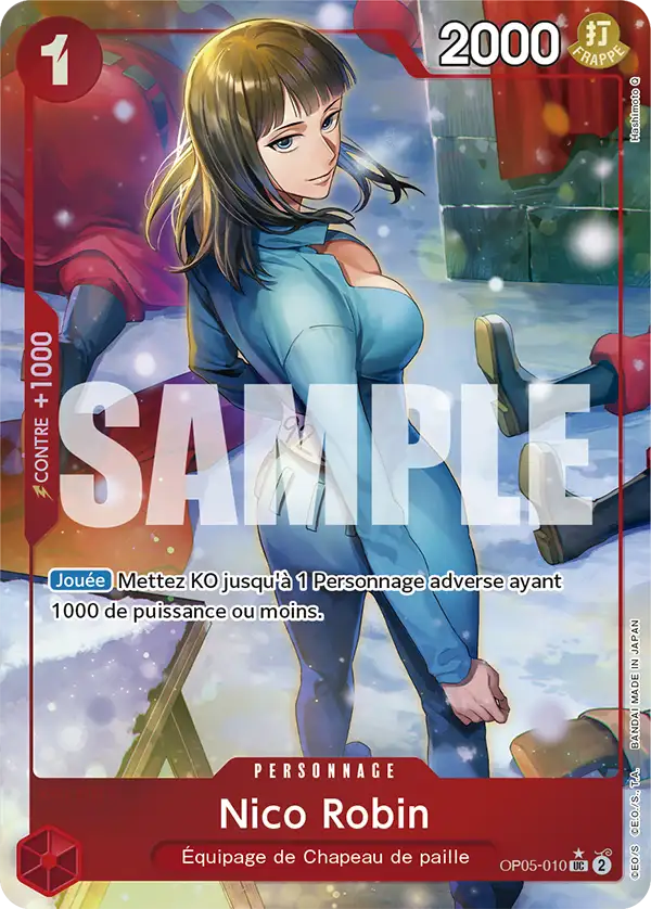 Carte One Piece OP05-010 Nico Robin V3 | LorenZone