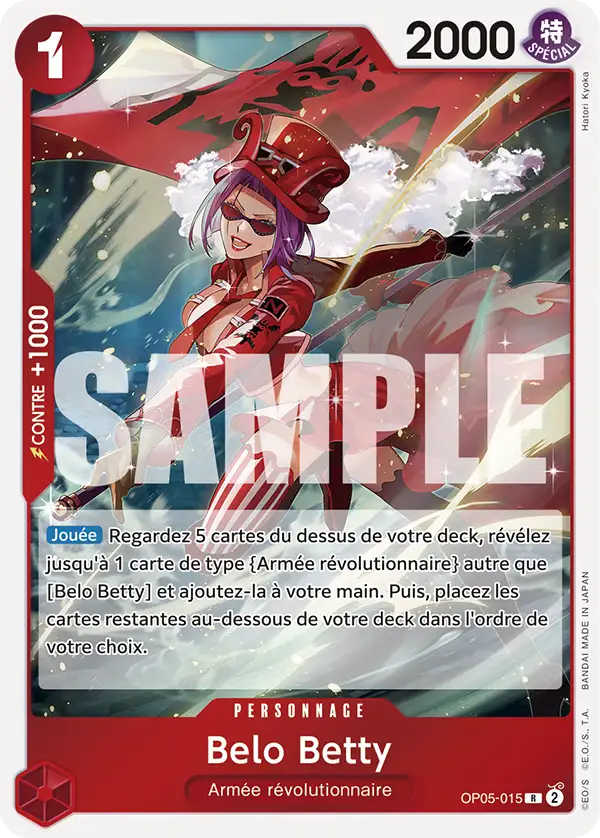 Carte One Piece OP05-015 Belo Betty V1 | LorenZone