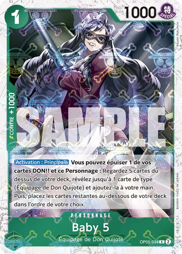 Carte One Piece Baby 5 OP05-034 V2 - The Best