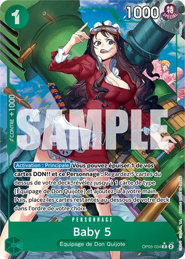 Carte One Piece Baby 5 OP05-034 V4 - The Best
