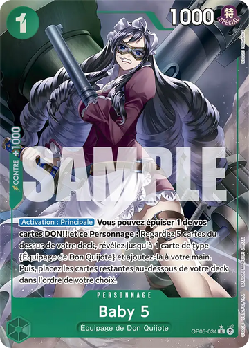 Carte One Piece Baby 5 OP05-034 V3 - The Best