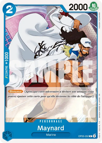 Carte One Piece Maynard OP05-052 V1 - The Best Vol.2
