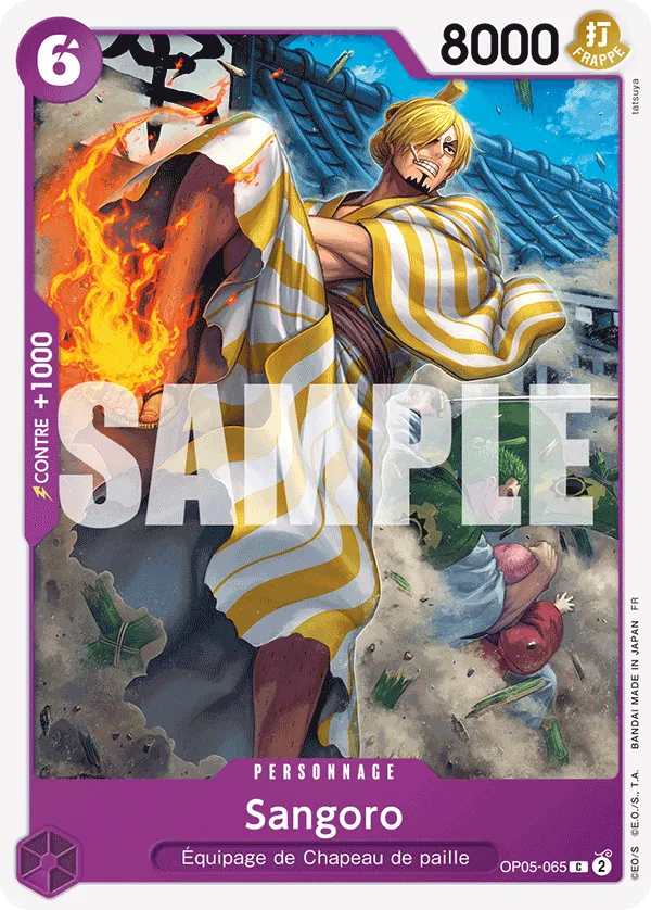 Carte One Piece OP05-065 Sangoro | LorenZone