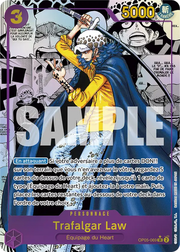 Carte One Piece Trafalgar Law OP05-069 - The Best
