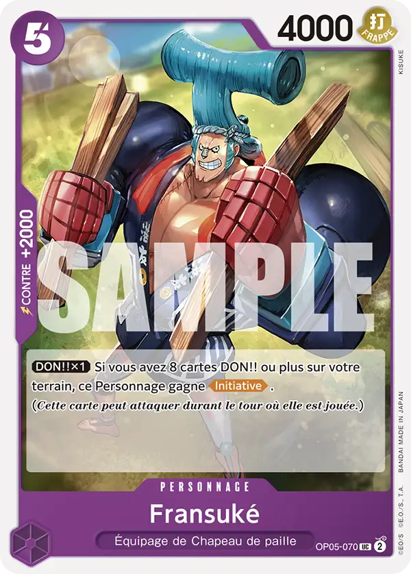 Carte One Piece OP05-070 Fransuké | LorenZone