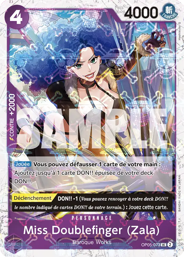 Carte One Piece OP05-073 Miss Doublefinger (Zala) V2 | LorenZone
