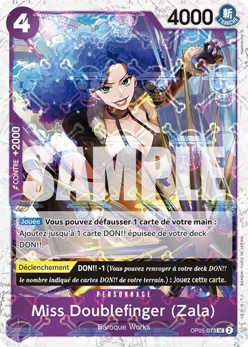 Carte One Piece Miss Doublefinger (Zala) OP05-073 V2 - The Best