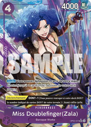 Carte One Piece Miss Doublefinger (Zala) OP05-073 V3 - The Best