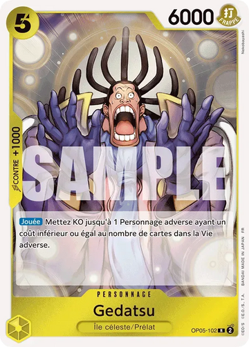 Carte One Piece Gedatsu OP05-102 - The Best Vol.2
