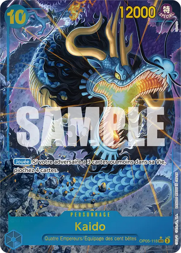 Carte One Piece Kaido OP05-118 V2 - The Best