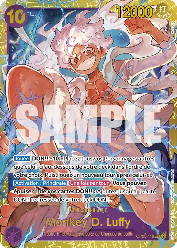 Carte One Piece OP05-119 Monkey D. Luffy V1 | LorenZone