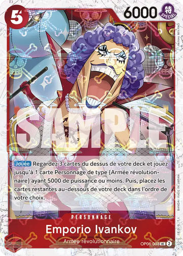 Carte One Piece Emporio Ivankov OP06-003 V2 - The Best