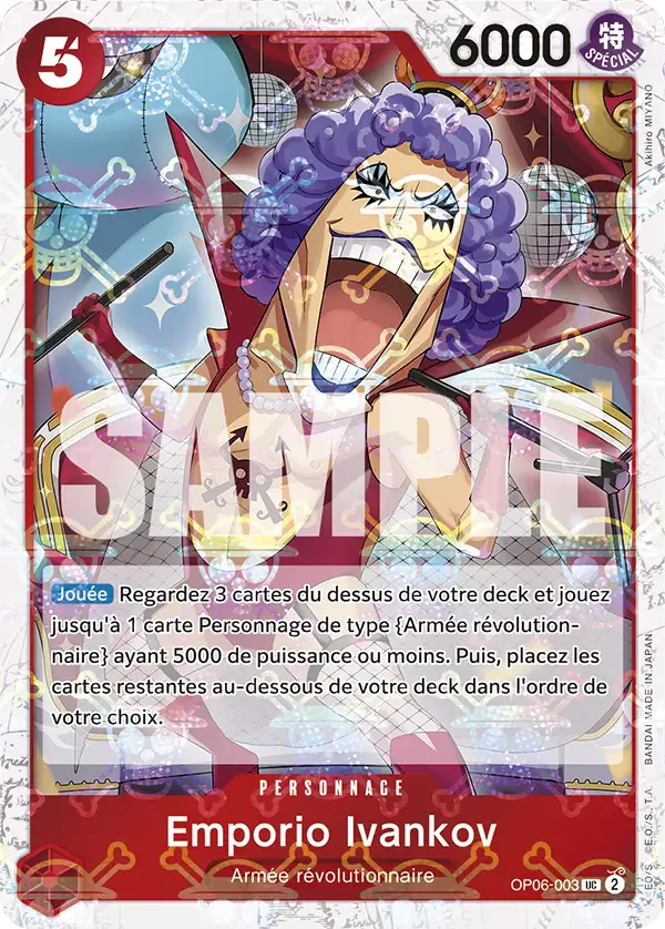 Carte One Piece OP06-003 Emporio Ivankov V2 | LorenZone