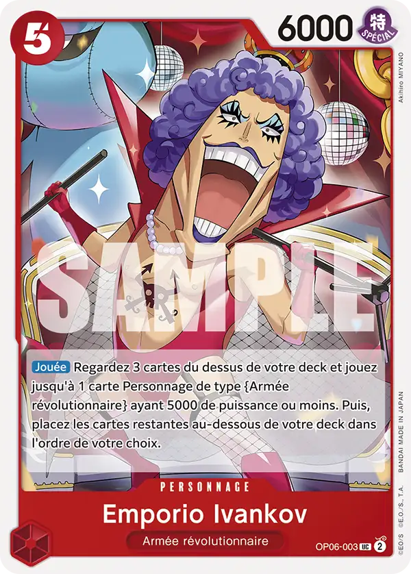 Carte One Piece OP06-003 Emporio Ivankov V1 | LorenZone