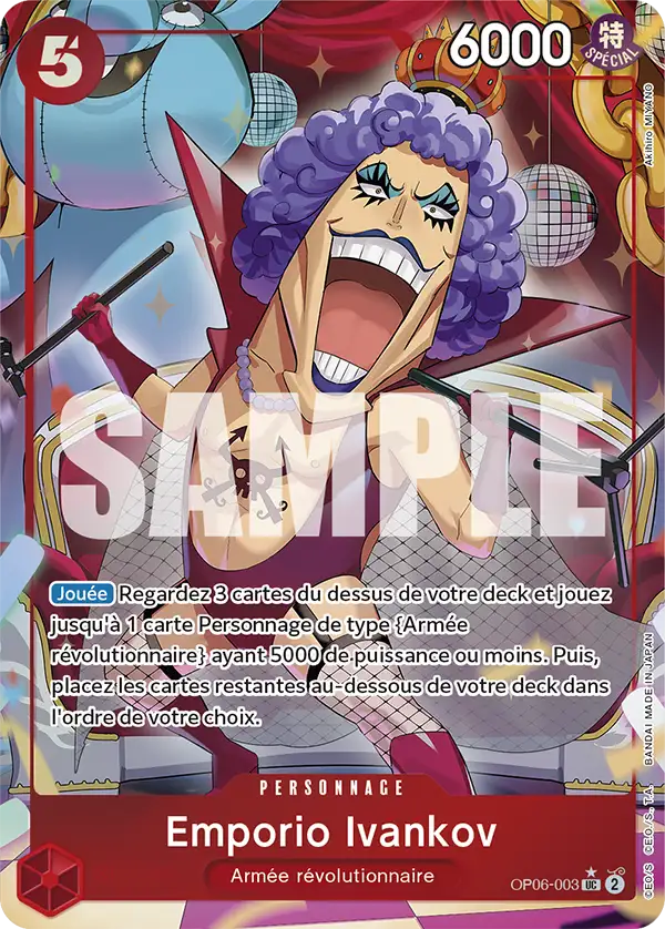 Carte One Piece OP06-003 Emporio Ivankov V3 | LorenZone