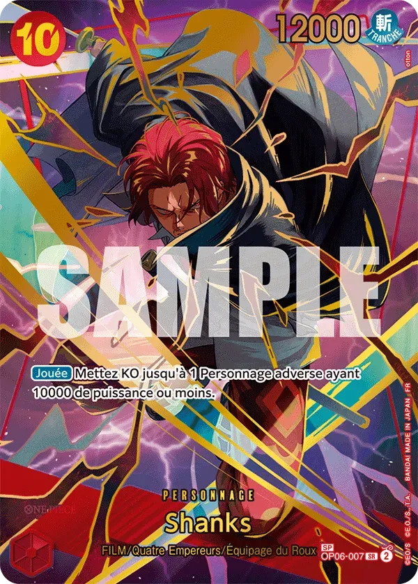 Carte One Piece OP06-007 Shanks V2 | LorenZone