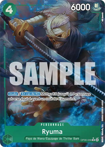 Carte One Piece Ryuma OP06-036 V3 - The Best