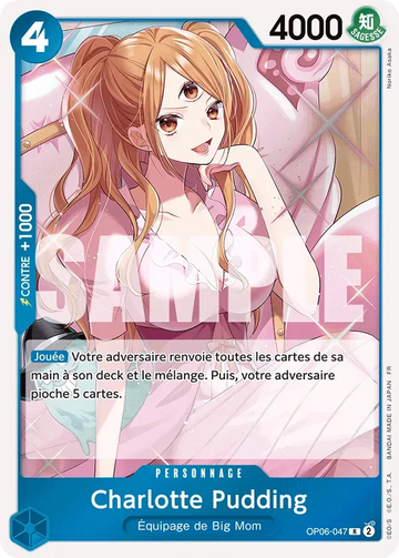 Carte One Piece Charlotte Pudding OP06-047 V1 - The Best Vol.2