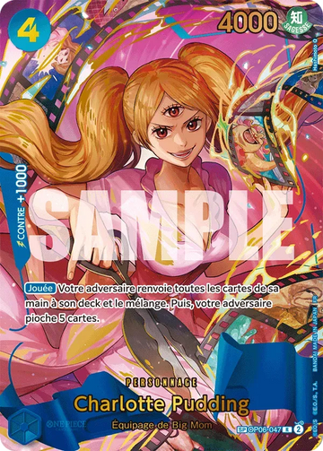 Carte One Piece Charlotte Pudding OP06-047 V2 - The Best Vol.2