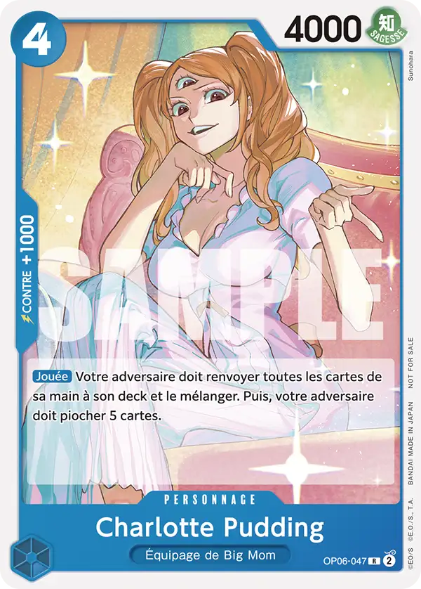 Carte One Piece OP06-047 Charlotte Pudding V2 | LorenZone