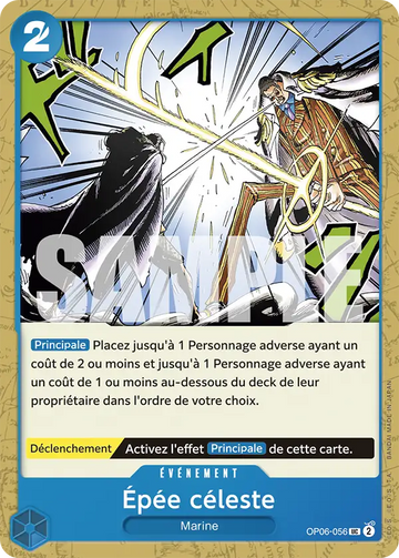 Carte One Piece Épée céleste OP06-056 V1 - The Best