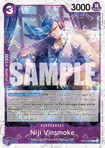 Carte One Piece Niji Vinsmoke OP06-064 V2 - The Best