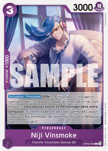 Carte One Piece Niji Vinsmoke OP06-064 V1 - The Best