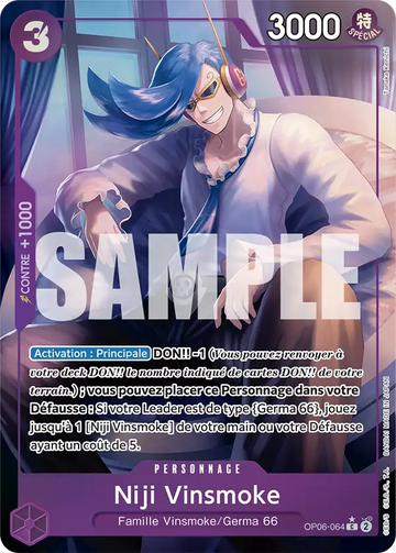 Carte One Piece Niji Vinsmoke OP06-064 V3 - The Best