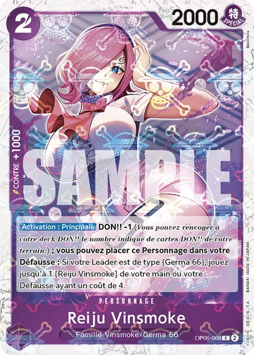 Carte One Piece Reiju Vinsmoke OP06-068 V2 - The Best