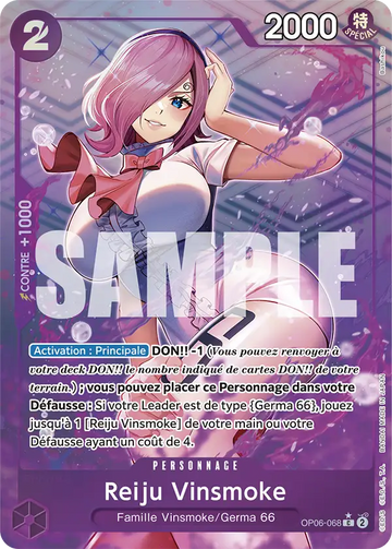 Carte One Piece Reiju Vinsmoke OP06-068 V3 - The Best