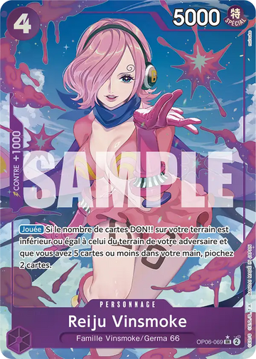 Carte One Piece Reiju Vinsmoke OP06-069 V2 - The Best