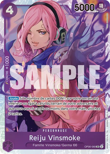 Carte One Piece Reiju Vinsmoke OP06-069 V1 - The Best