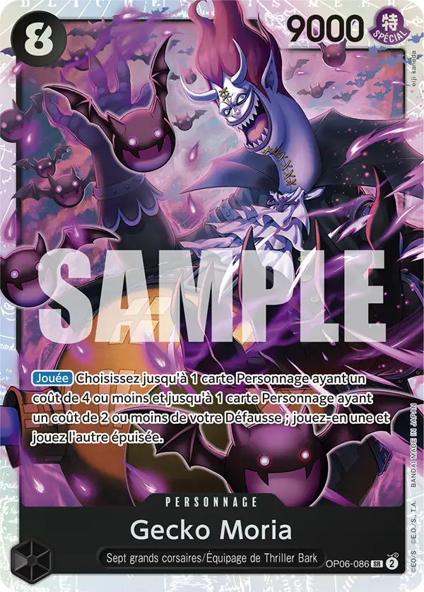 Carte One Piece OP06-086 Gecko Moria V1 | LorenZone