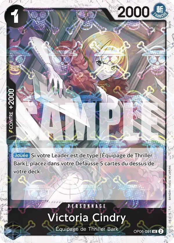 Carte One Piece OP06-091 Victoria Cindry V2 | LorenZone