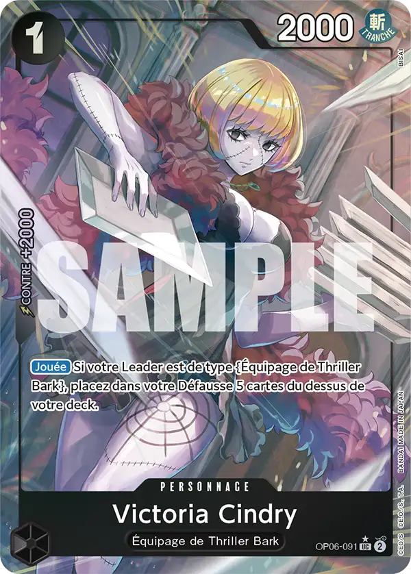 Carte One Piece OP06-091 Victoria Cindry V3 | LorenZone