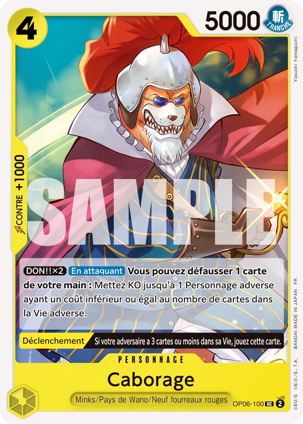 Carte One Piece OP06-100 Caborage | LorenZone