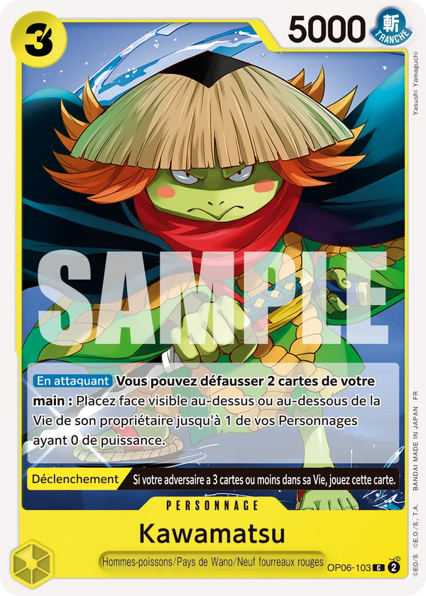 Carte One Piece OP06-103 Kawamatsu | LorenZone