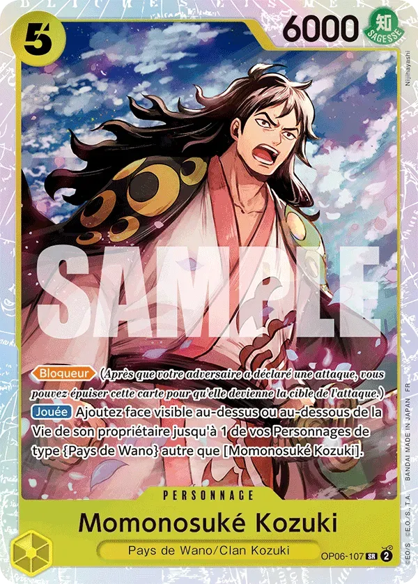 Carte One Piece OP06-107 Momonosuké Kozuki | LorenZone