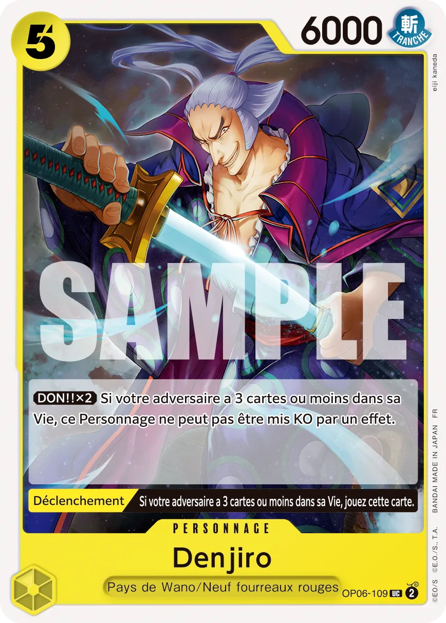 Carte One Piece OP06-109 Denjiro | LorenZone