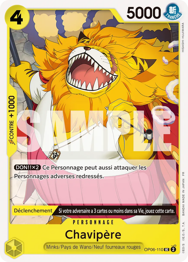 Carte One Piece OP06-110 Chavipère | LorenZone