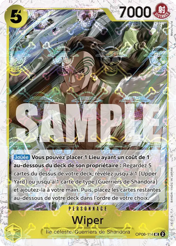 Carte One Piece Wiper OP06-114 V2 - The Best