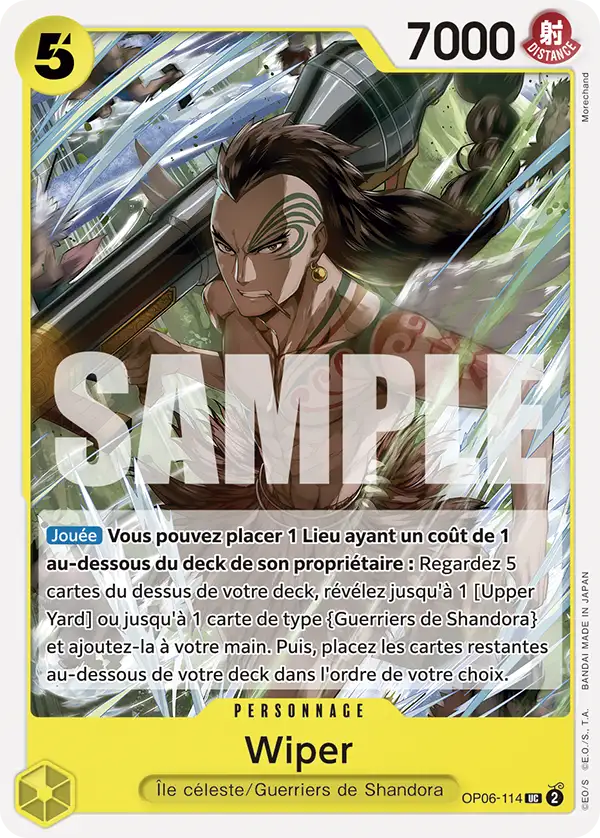 Carte One Piece OP06-114 Wiper V1 | LorenZone
