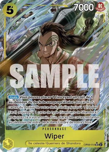 Carte One Piece Wiper OP06-114 V3 - The Best