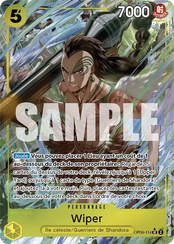 Carte One Piece OP06-114 Wiper V3 | LorenZone