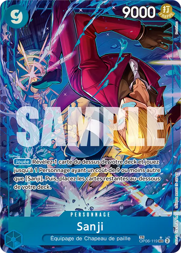 Carte One Piece Sanji OP06-119 - Les Nouveaux Empereurs