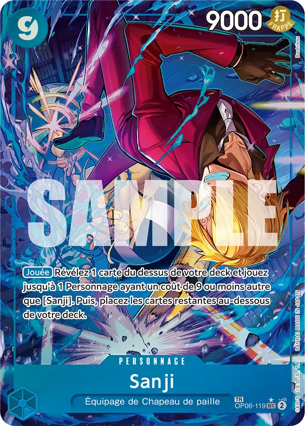 Carte One Piece OP06-119 Sanji | LorenZone