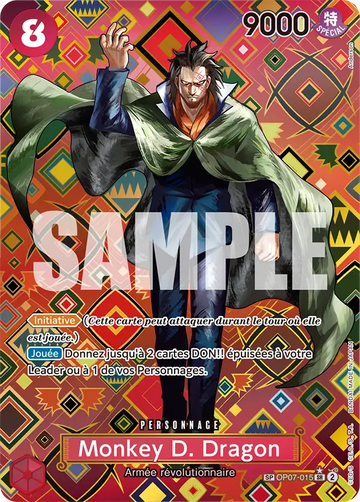 Carte One Piece Monkey D. Dragon OP07-015 - Les Nouveaux Empereurs