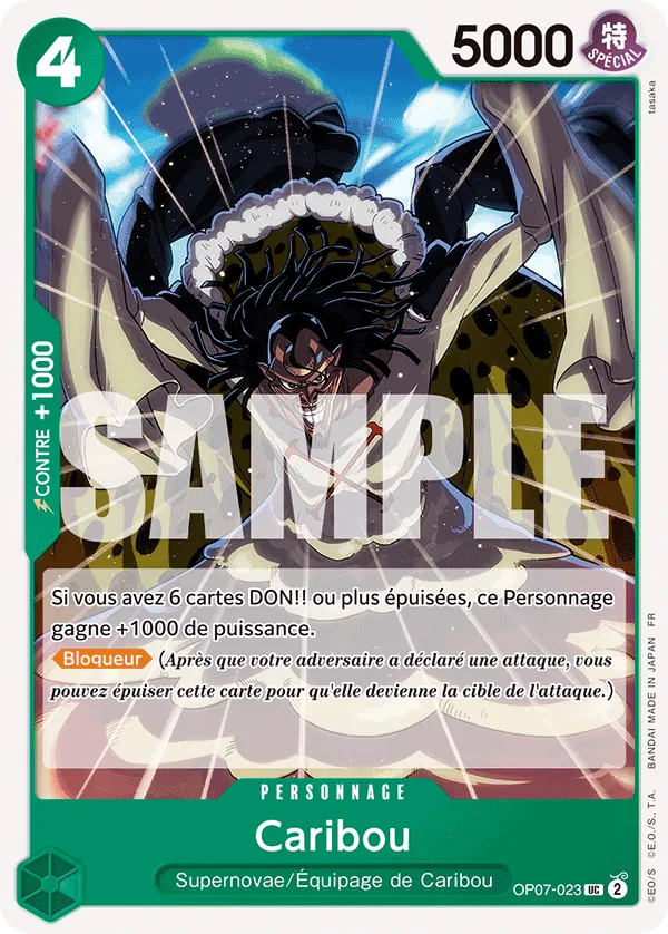 Carte One Piece OP07-023 Caribou | LorenZone