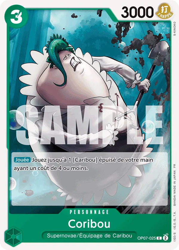 Carte One Piece OP07-025 Coribou | LorenZone